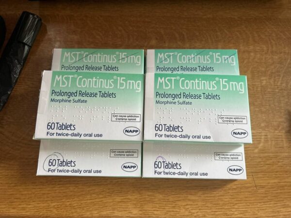 MST Continus 15mg – Extended-Release Morphine Sulfate Tablets for Chronic Pain from NovaWellnessStore.com